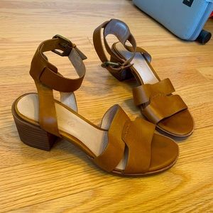Madewell Kate Sandal - Ankle Strap Low Block Heel